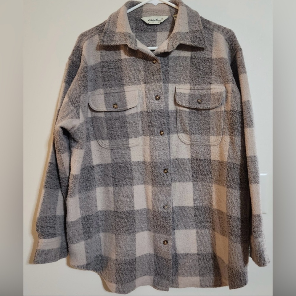 Plaid flannel jacket